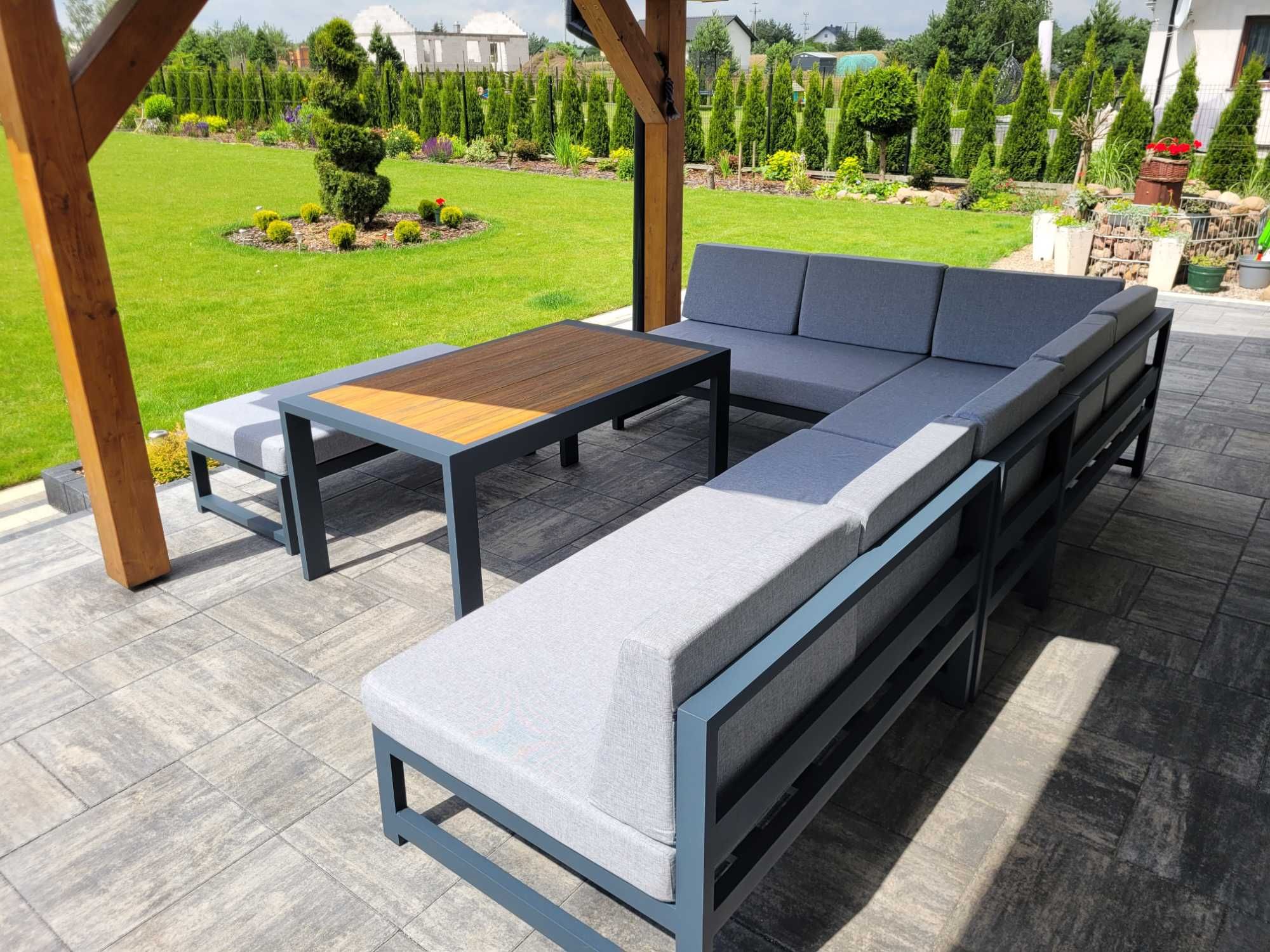Narożnik na taras Meble modułowe ogrodowe  aluminium 100% produkt PL