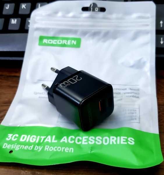 Szybka Ładowarka Sieciowa PD20W QC 3.0/USB - USB-C Mocna Iphone