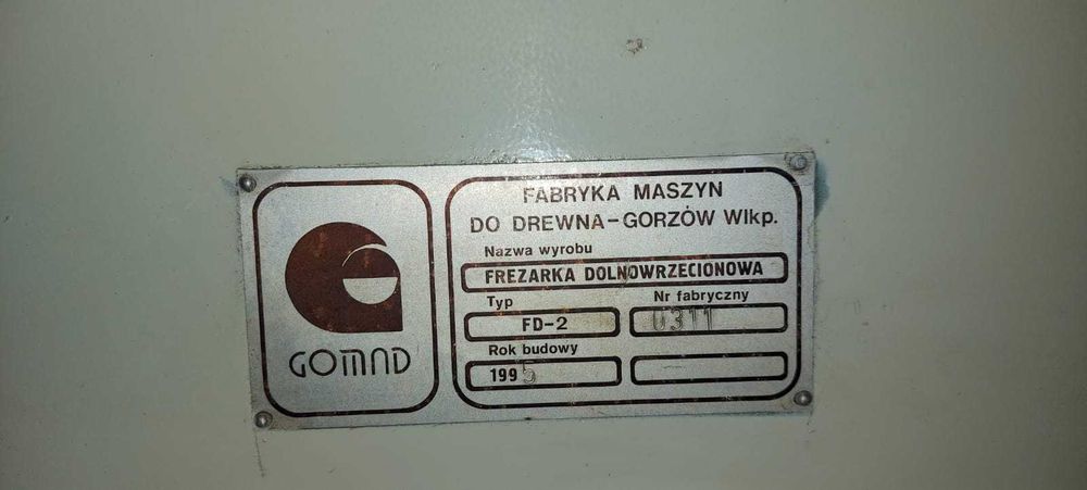 Frezarka dolnowrzecionowa GOMAD FD-2 1995r.