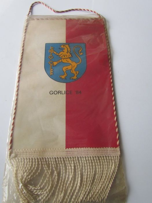 Proporczyk Zrzeszenie Ludowe Zespoły Sportowe LZS Gorlice Herb 1984