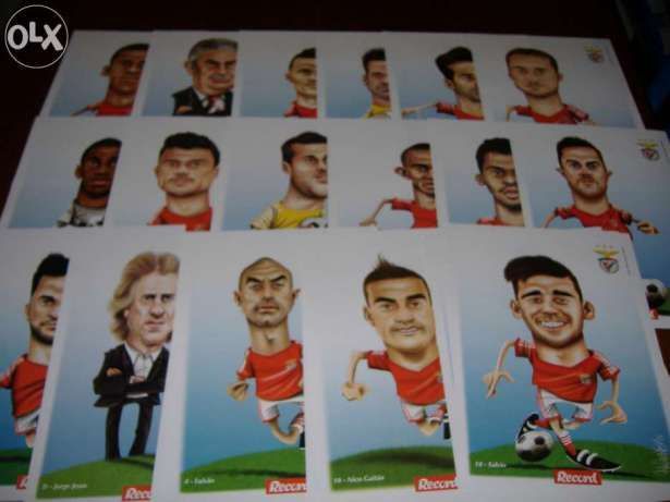 30 Caricaturas plantel Benfica 2014/15