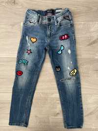 Spodnie dziecięce REPLAY dziewczęce jeansy rozm 118
