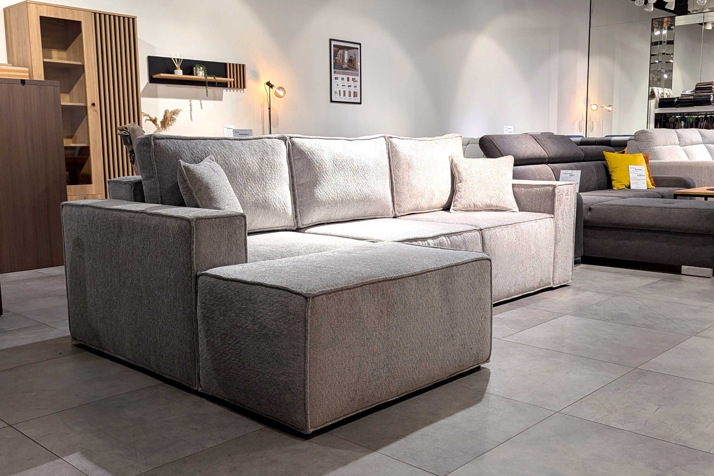 Stylowy narożnik LOFT, funkcja spania, pojemnik na pościel, na wymiar!