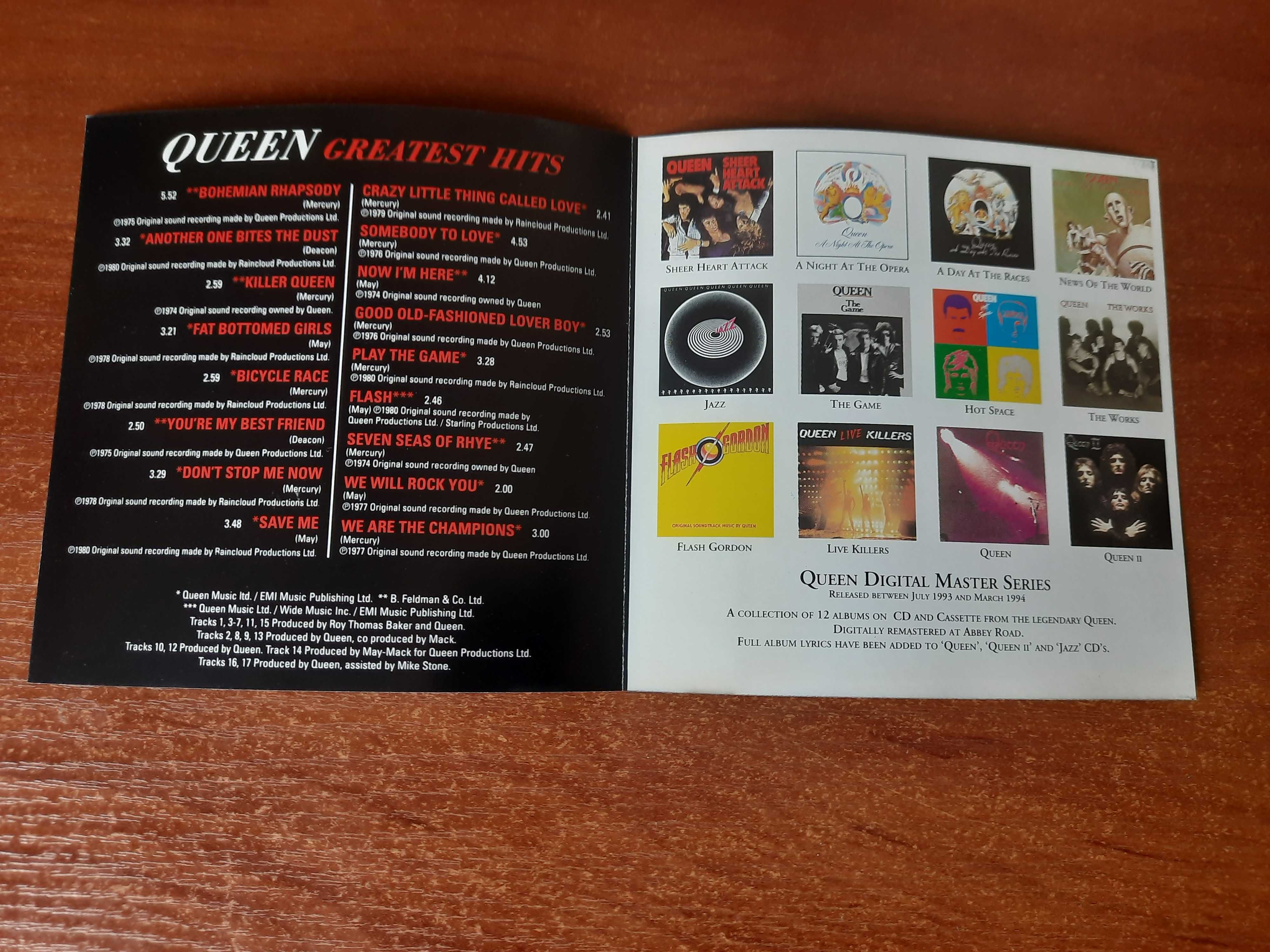 Audio CD - Queen - Greatest Hits I (Digital Master Series)