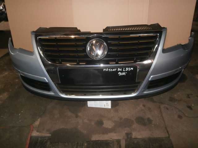 vw passat B6 zderzak przedni niebieski LB5M