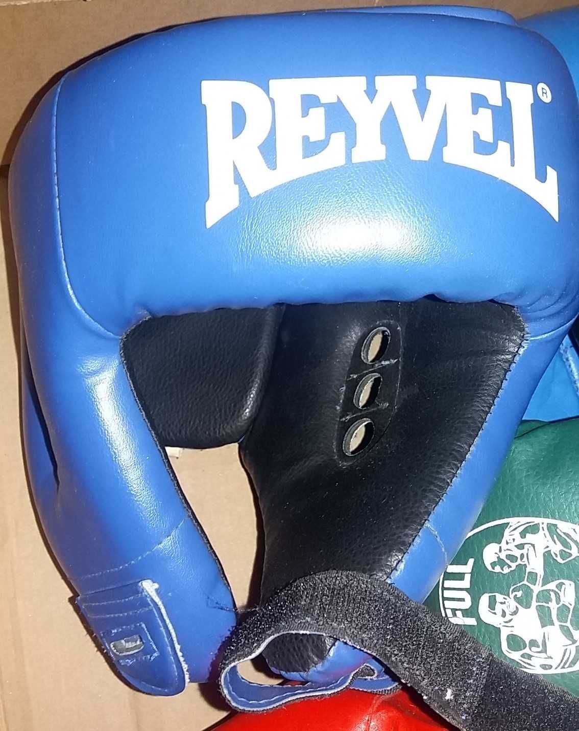EVERLAST фирма бокс Green hill перчатки синего цвета еверласт шлем
