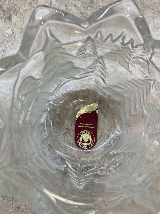 Świecznik szklany Walther glas