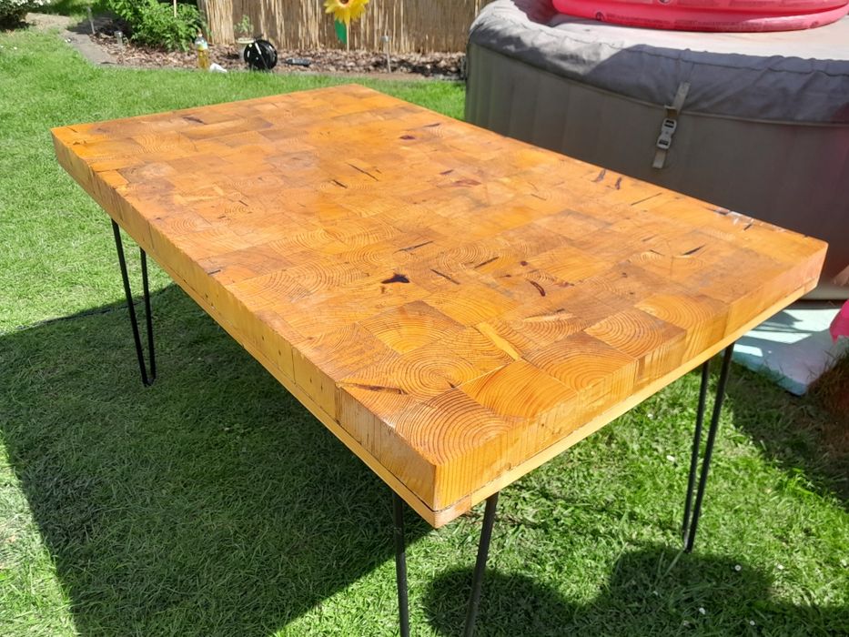Stół hand made drewno żywica