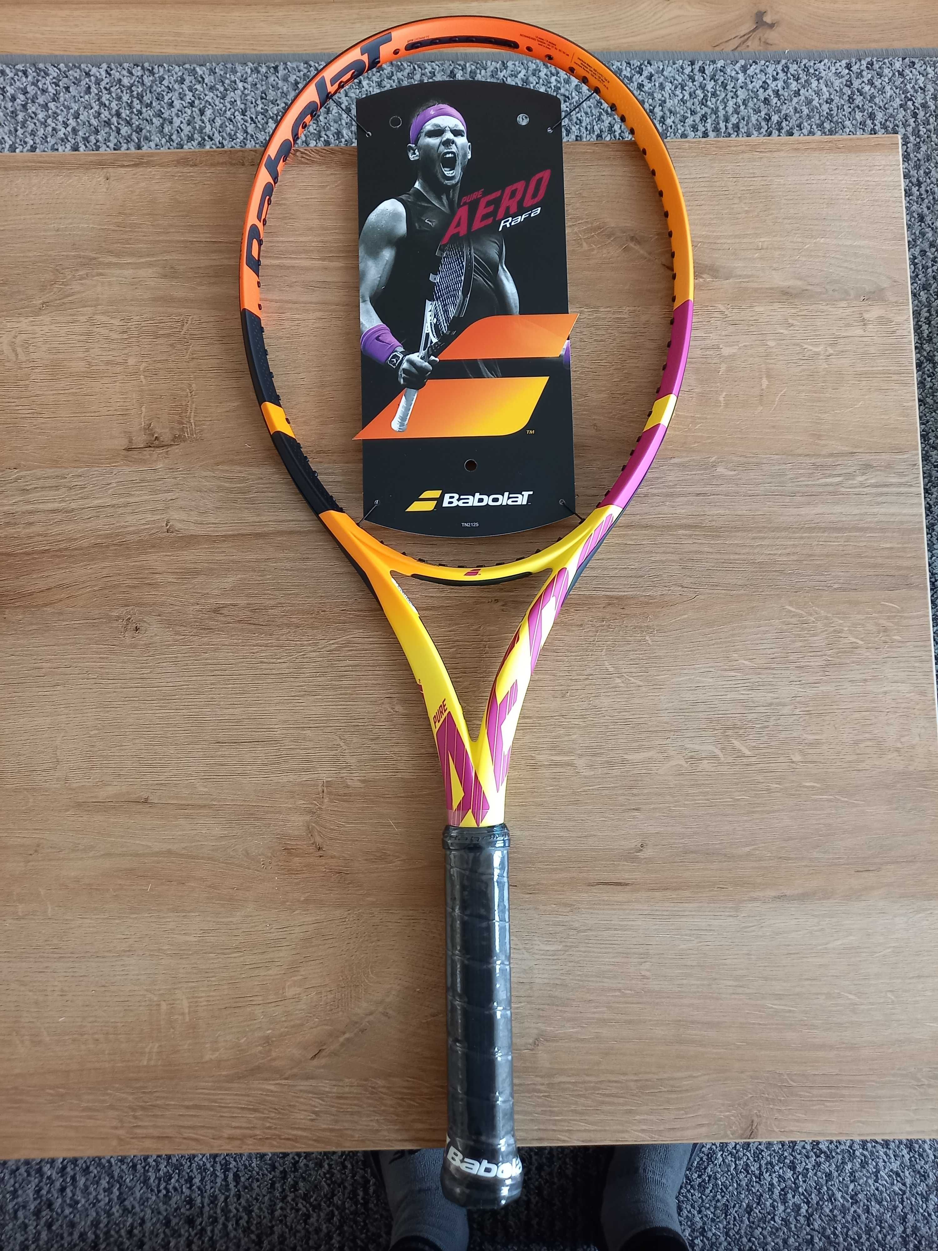 Nowa rakieta tenisowa Babolat Pure Aero RAFA, rączka 3