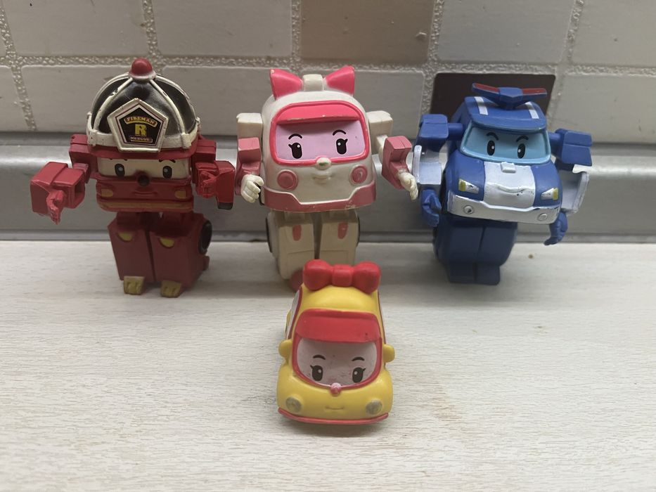 Гумові іграшки Робокар Полли для купання.Ціна за все…