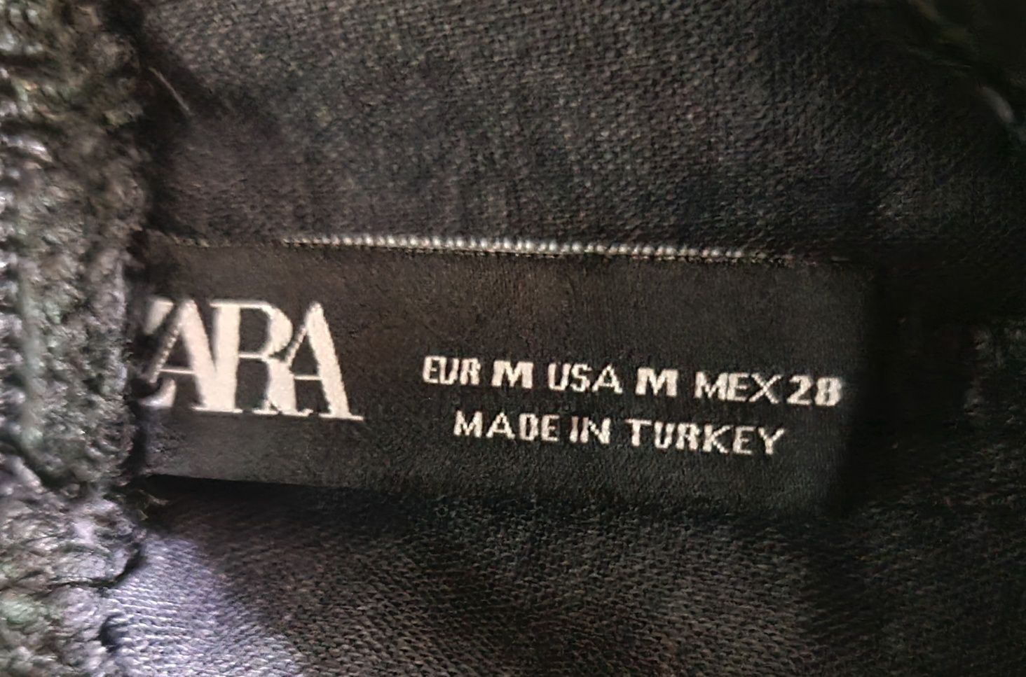 Кожаные джоггеры Zara колюты