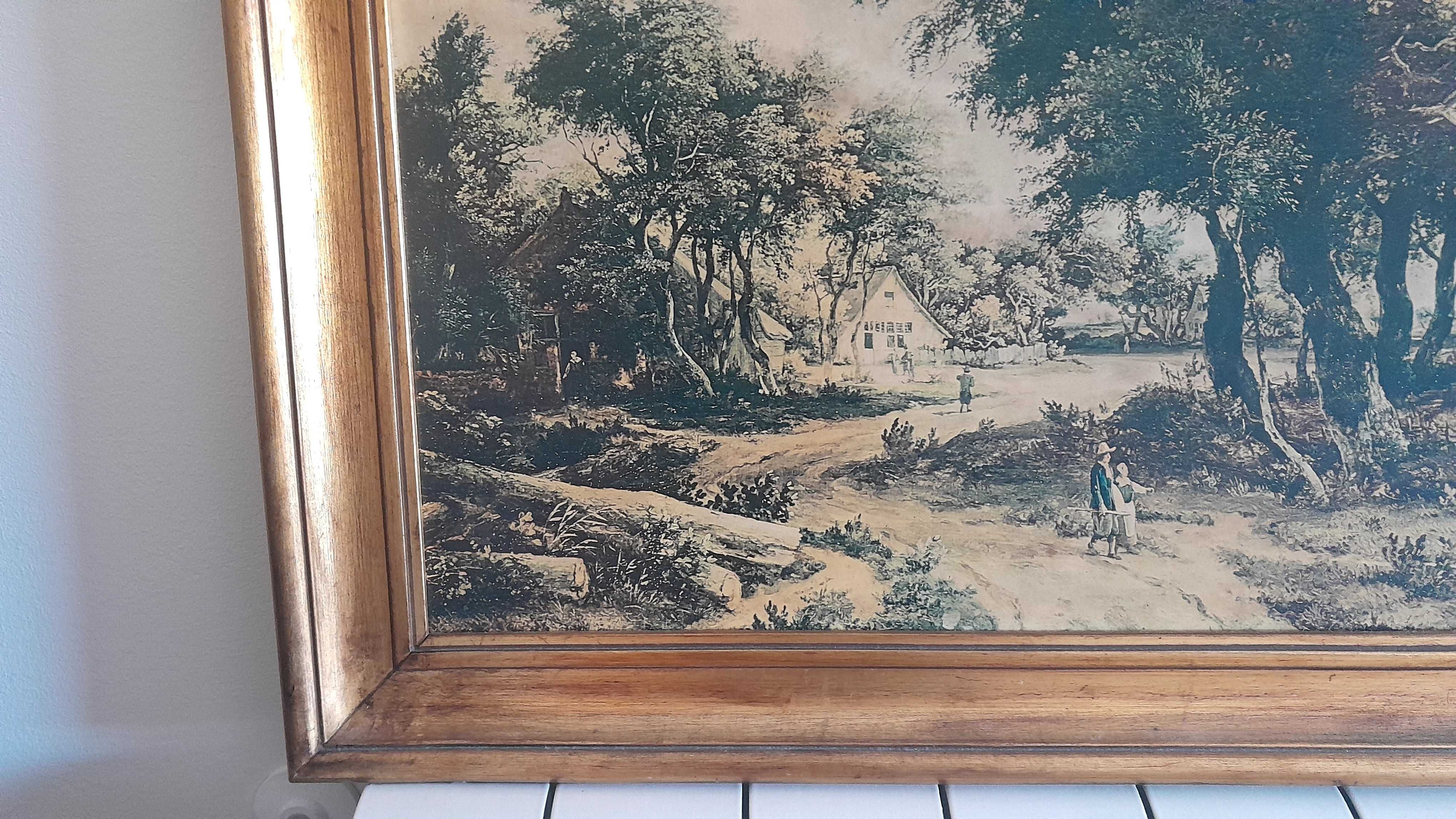 Quadro com paisagem