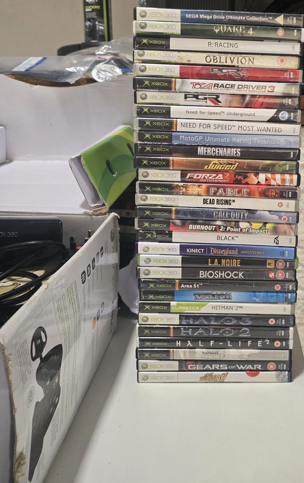 Xbox 360 com jogos