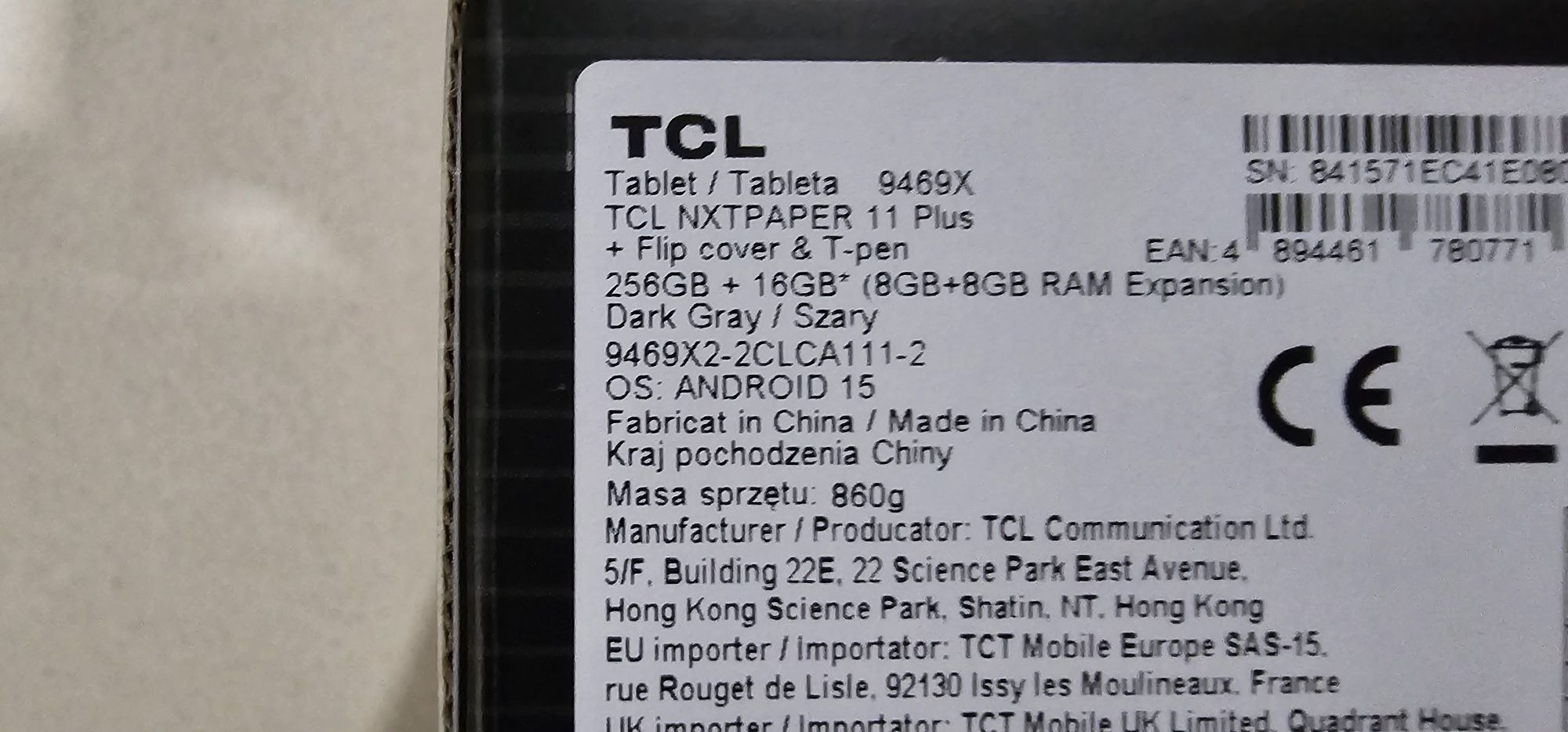 Tablet TCL  *NOVO*