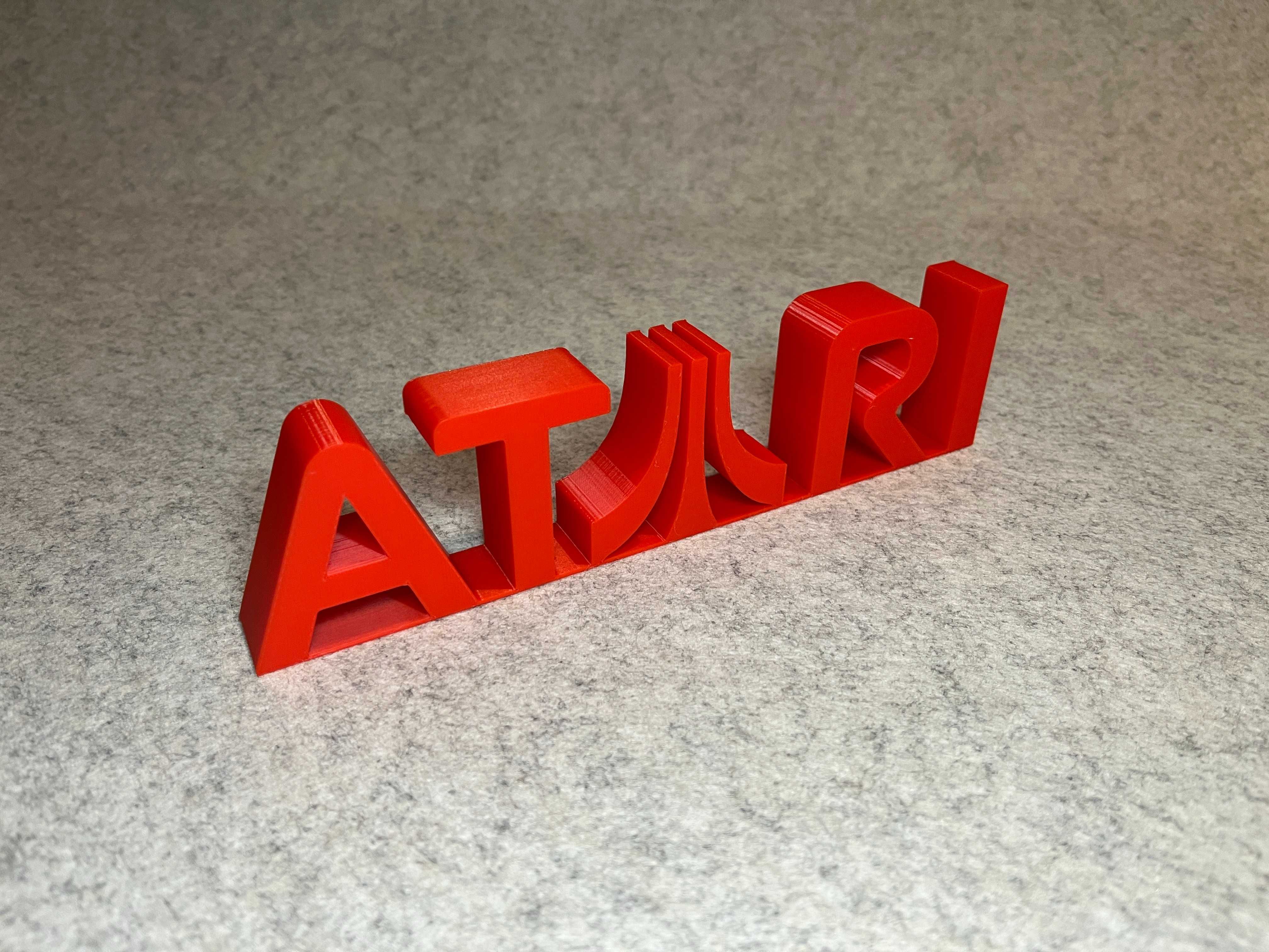 Ozdobna dekoracja logo Atari