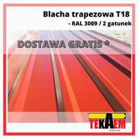 Blacha Trapezowa T18 Blacha Elewacyjna T7 BRUTTO TRANSPORT GRATIS