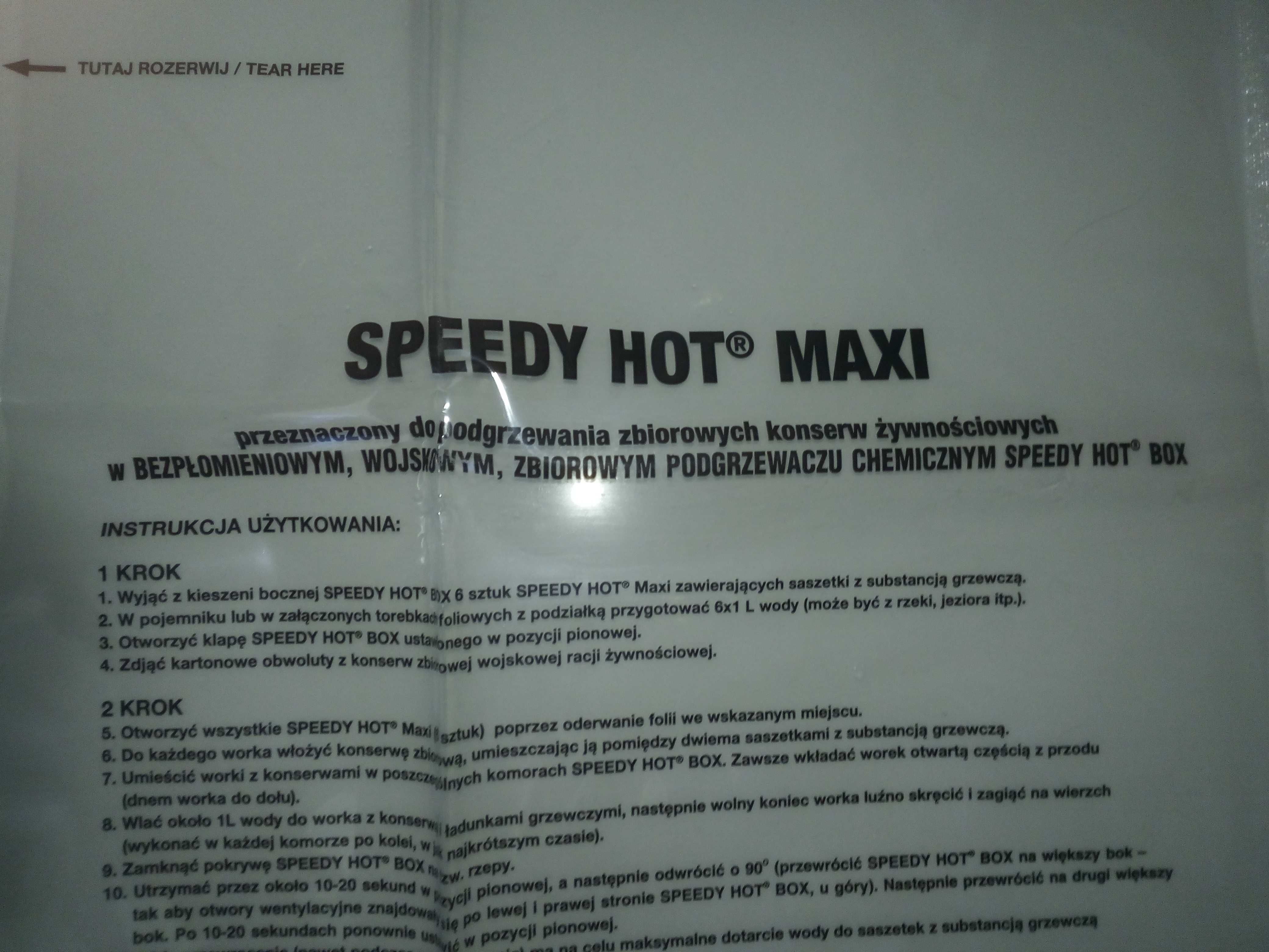 Bezpłomieniowy podgrzewacz chemiczny do konserw