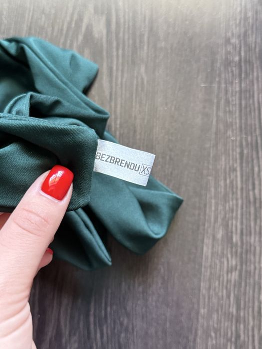 Темно-зелені труси для купальника XS