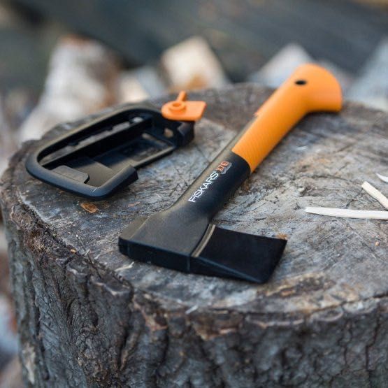 NOWY ZESTAW FISKARS 3w1: Siekiera X27 + X7 + Ostrzałka + GRATIS