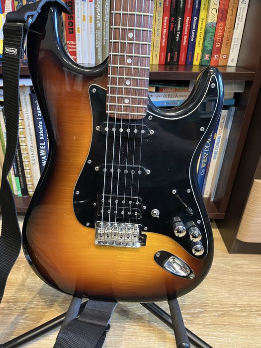 Gitara ekektryczna Mayones Flame Bell Stratocaster