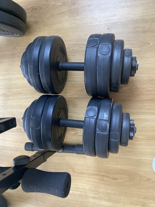 Atlas Adidas , ławeczeka,hantle orbitrek, sztanga