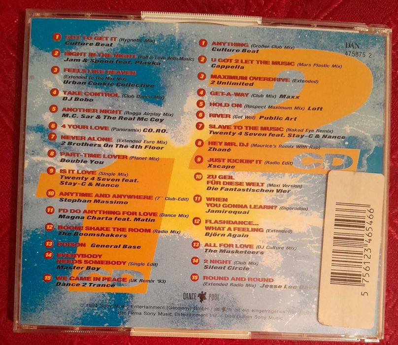 CD Audio 90s Euro Dens Фирменные диски