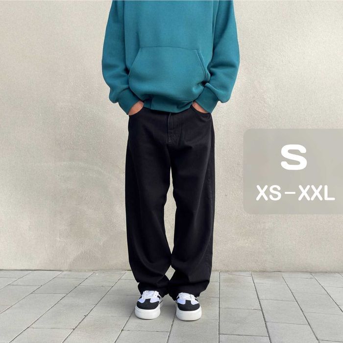 Джинси чоловічі baggy jeans, широкие джинсы мужские реп rap sk8 ск8 S