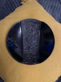 Rosethal talerzyk z czarnej porcelany