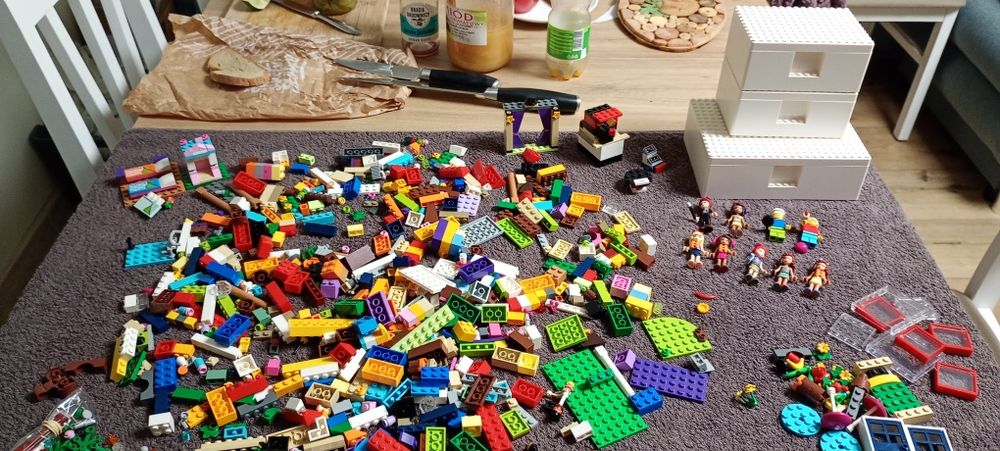 LEGO Ikea Bygglek X2 oraz Friends plus pudełka Bygglek