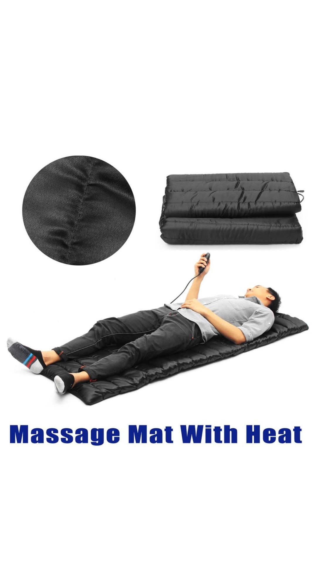 Масажний матрац з підігрівом Massage Mattres Електричний ортопедичний