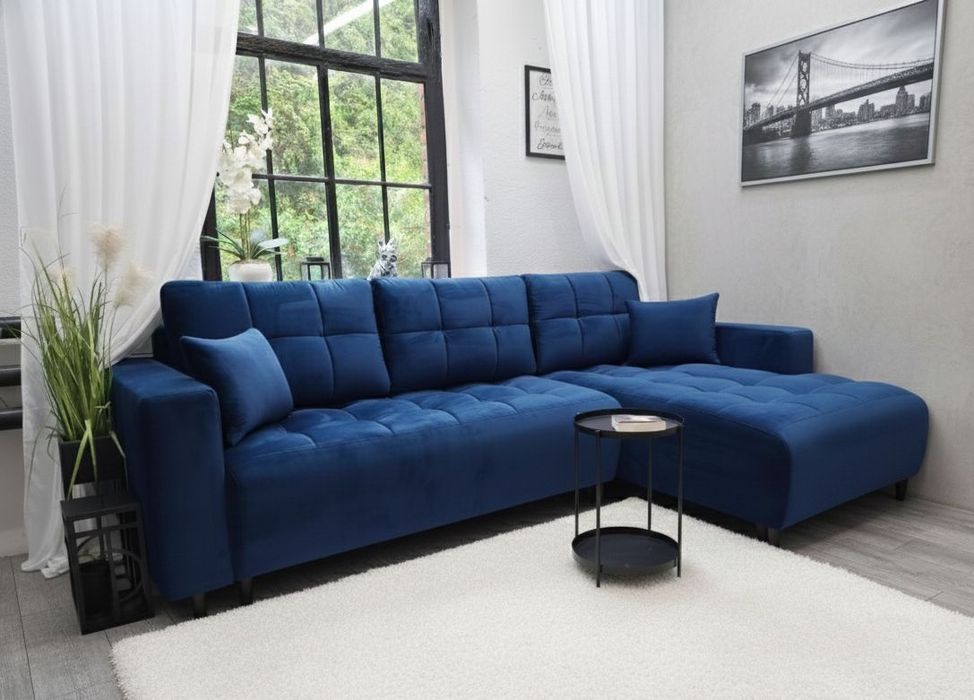 Narożnik Hermes, sprężyny welur