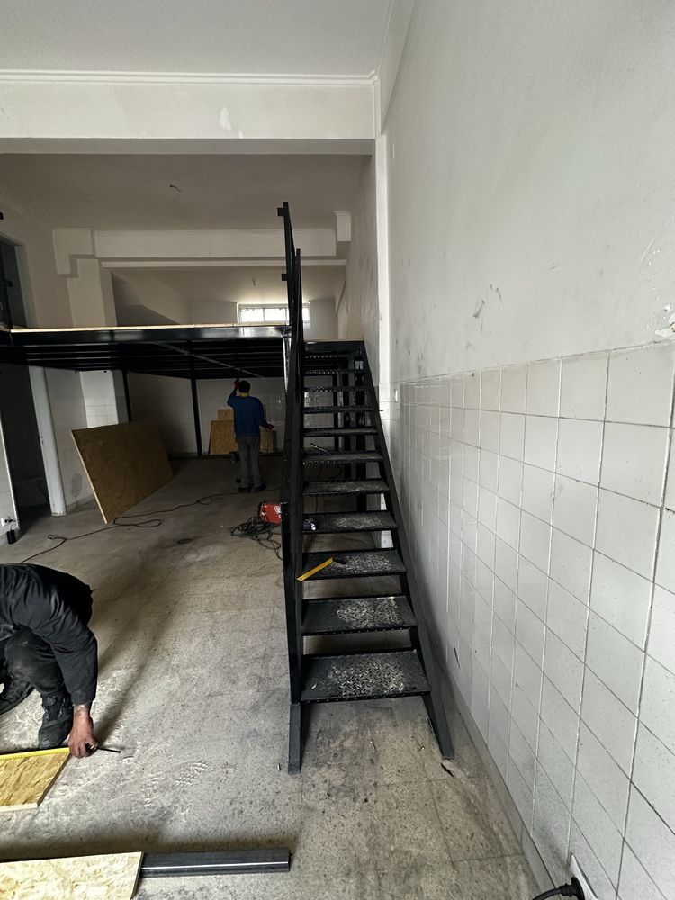 Mezanine, estrutura para segundo piso