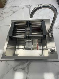 Мийка кухонна зі змішувачем Platinum Handmade HSBB 3.0/1.0 50*50 мм