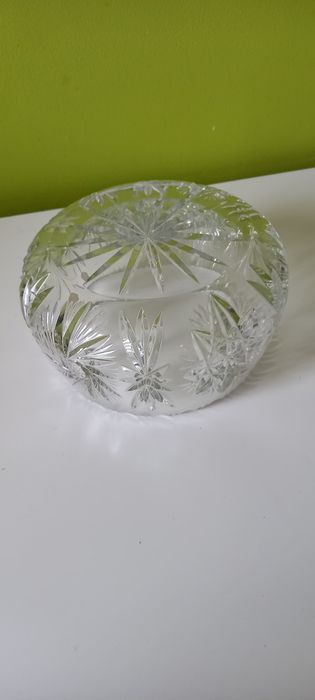 Kryształowa misa Huta Irena vintage