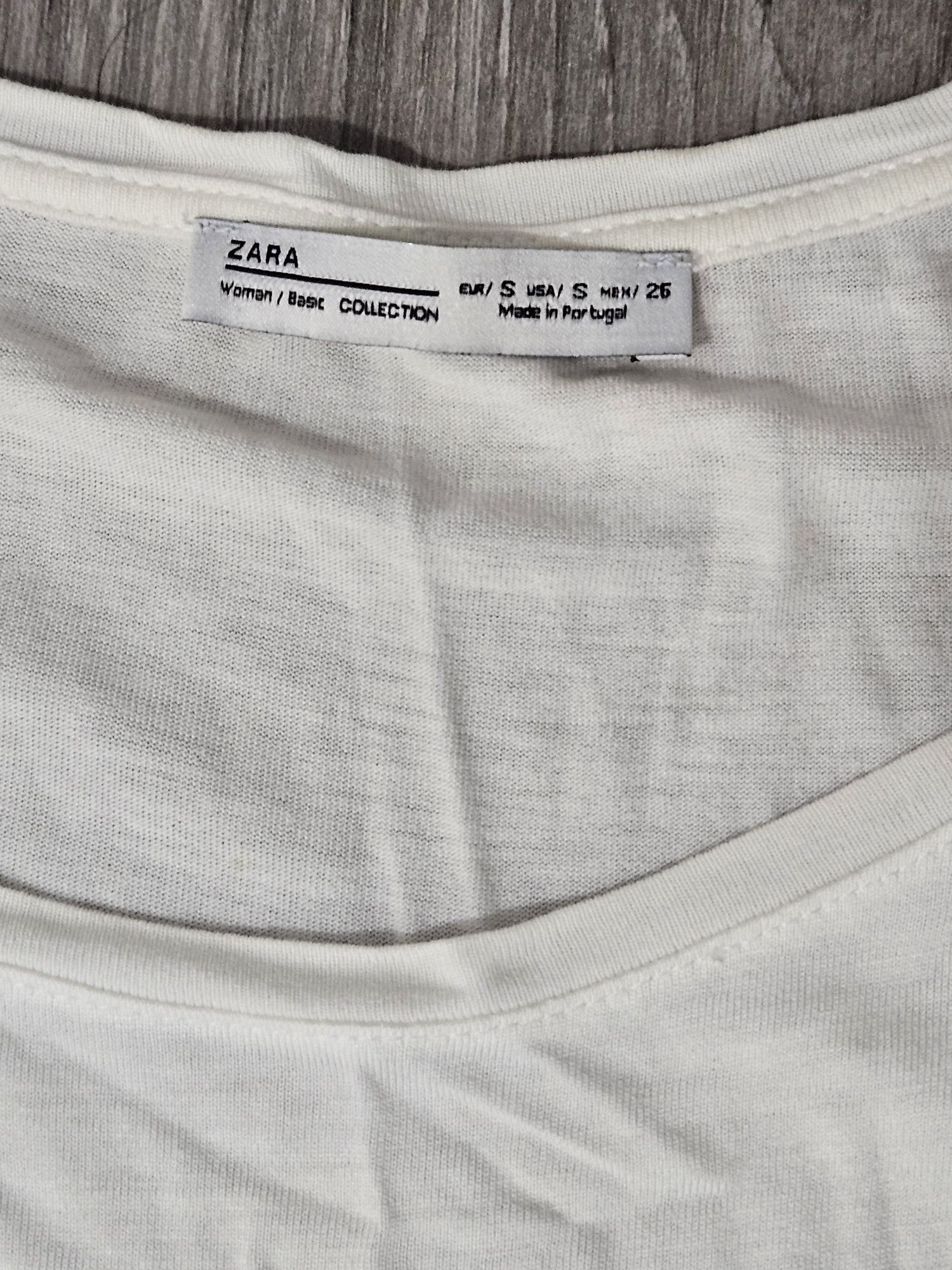 T-shirt branca Zara