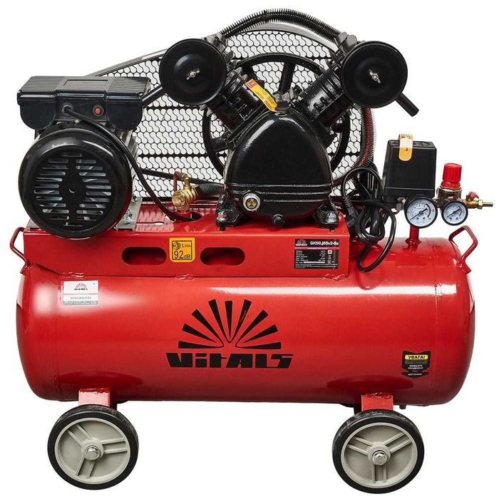 Компрессор воздушный Vitals GK50.j65v2-8a/2х цил/ремен|65мм пор/265