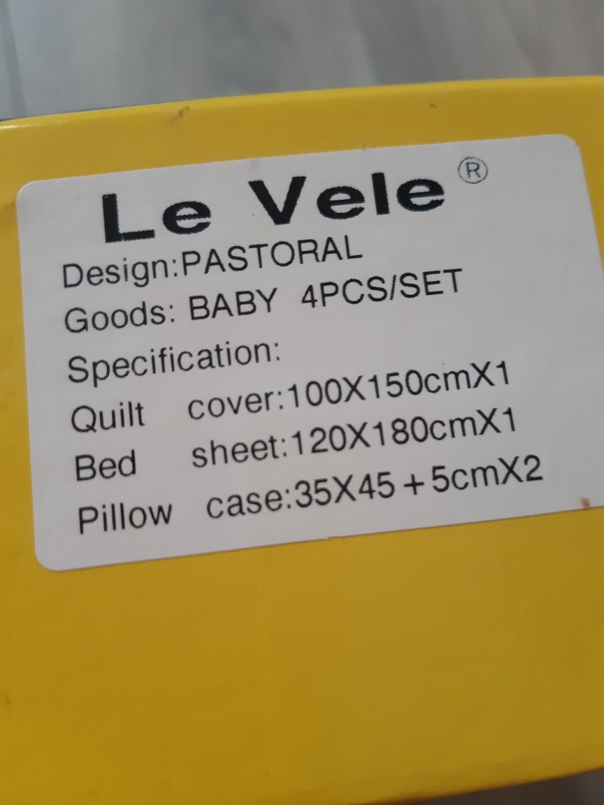 Нова в коробці постільна білизна Le Vele Pastoral (Пасторал) для малят