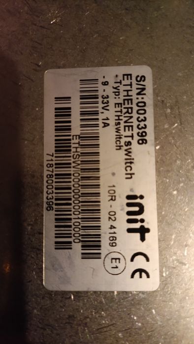 Ethernet switch init