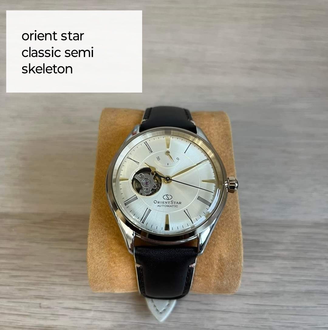 Orient star nowy męski full set.