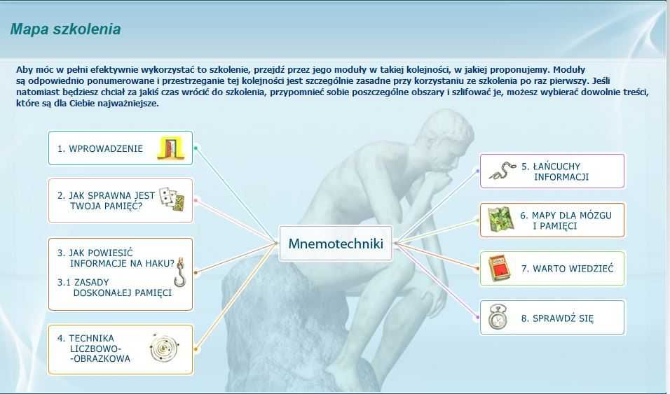 Techniki zapamiętywania kurs multimedialny, szkolenie cd club plik