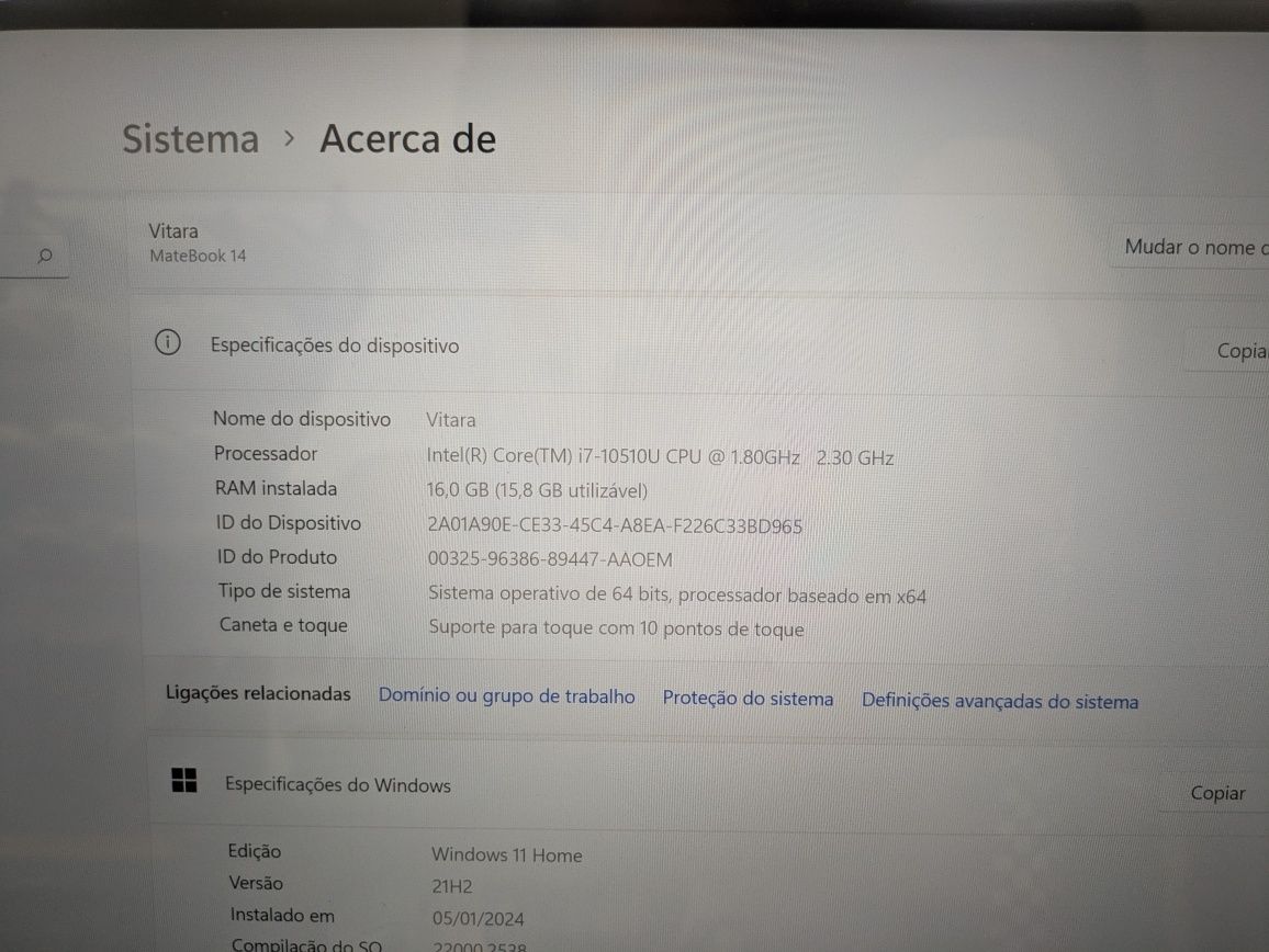 Huawei Mate Book 14