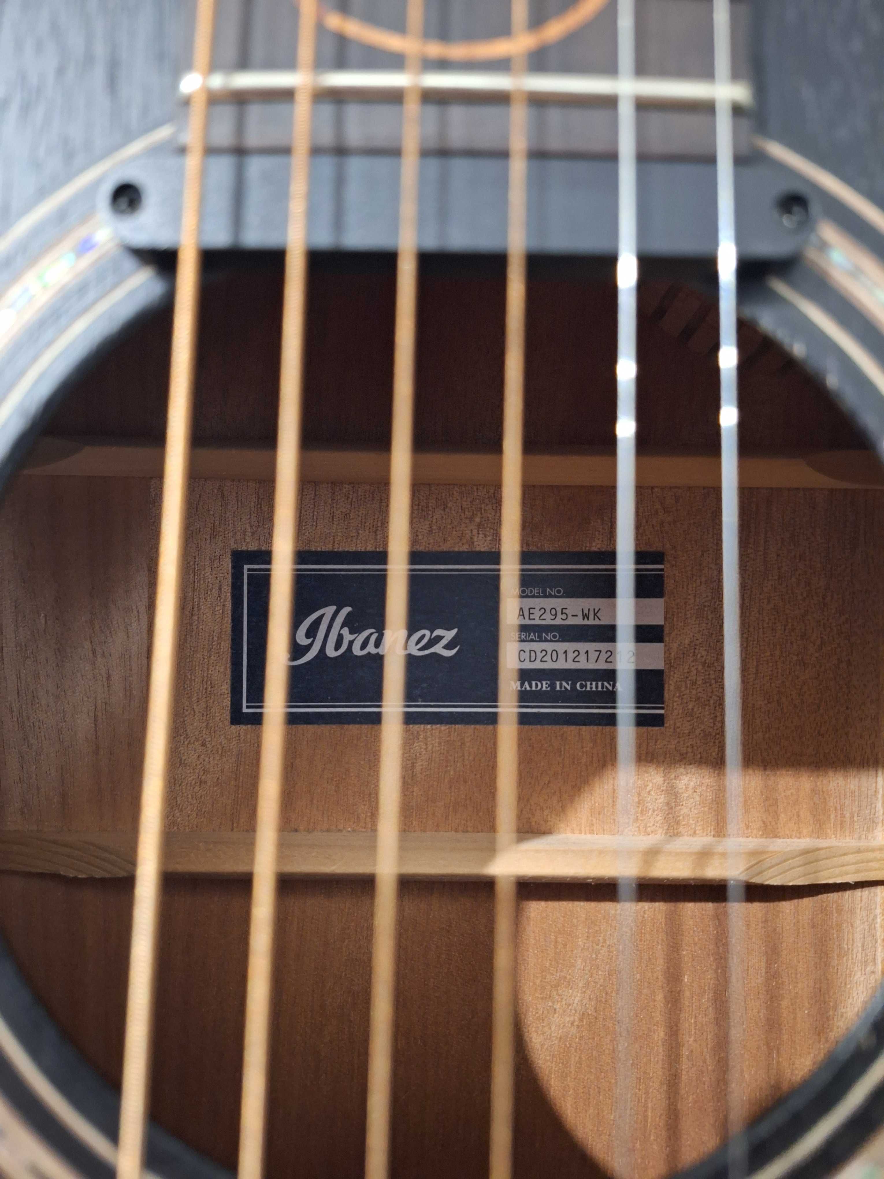 Gitara elektroakustyczna Ibanez ae295 WK typ Jumbo