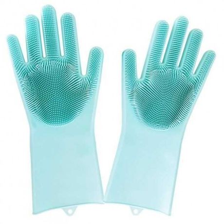 Силіконові рукавички для прибирання чистки миття посуду