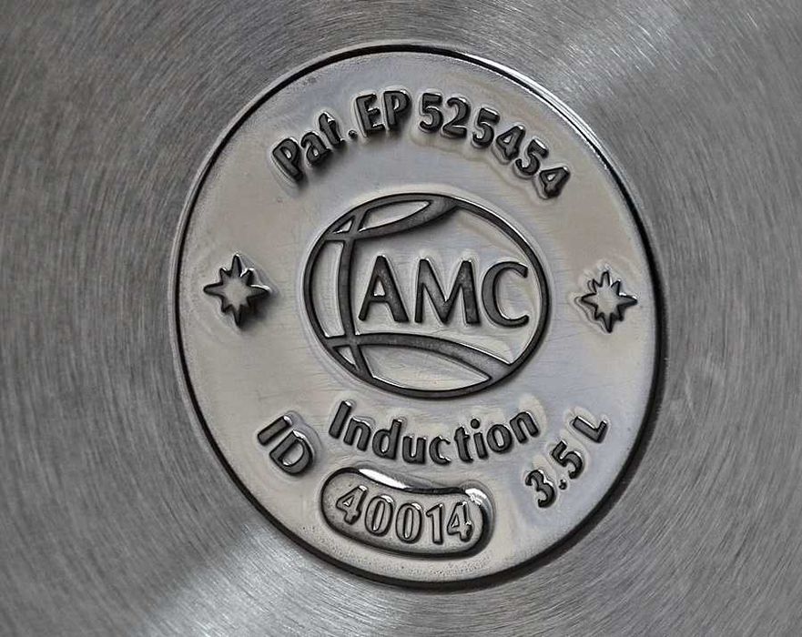 Szwajcarska brytfanna AMC o pojemności 3,5l, do indukcji