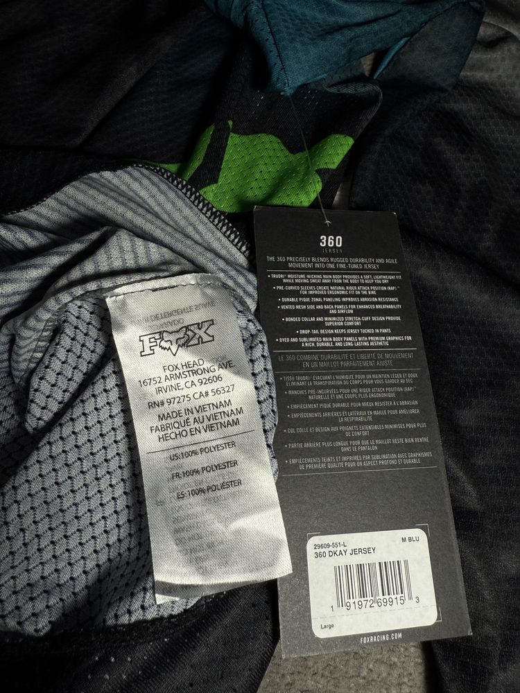 Fox Racing 360 Dkay Jersey męska koszulka na rower longsleeve L