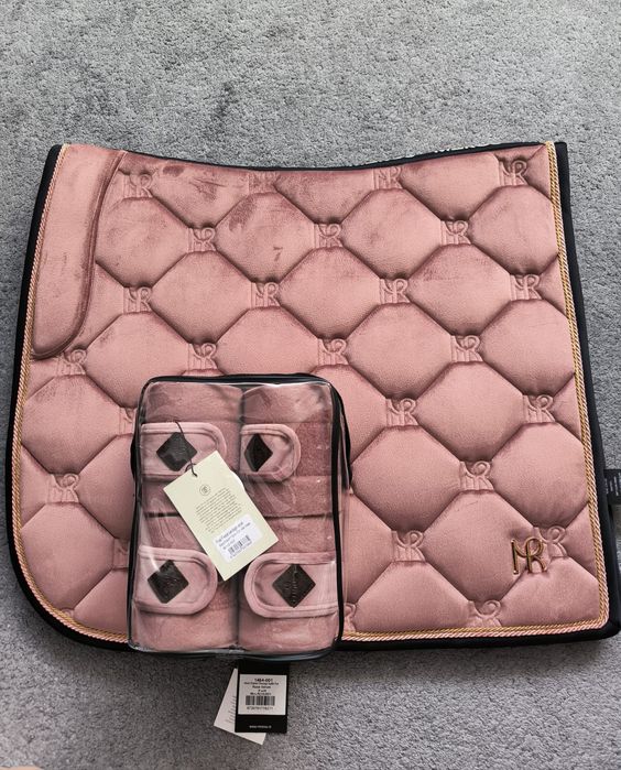Zest czaprak ujezdzeniowy Mrs.Ros rose Velvet Full DL
