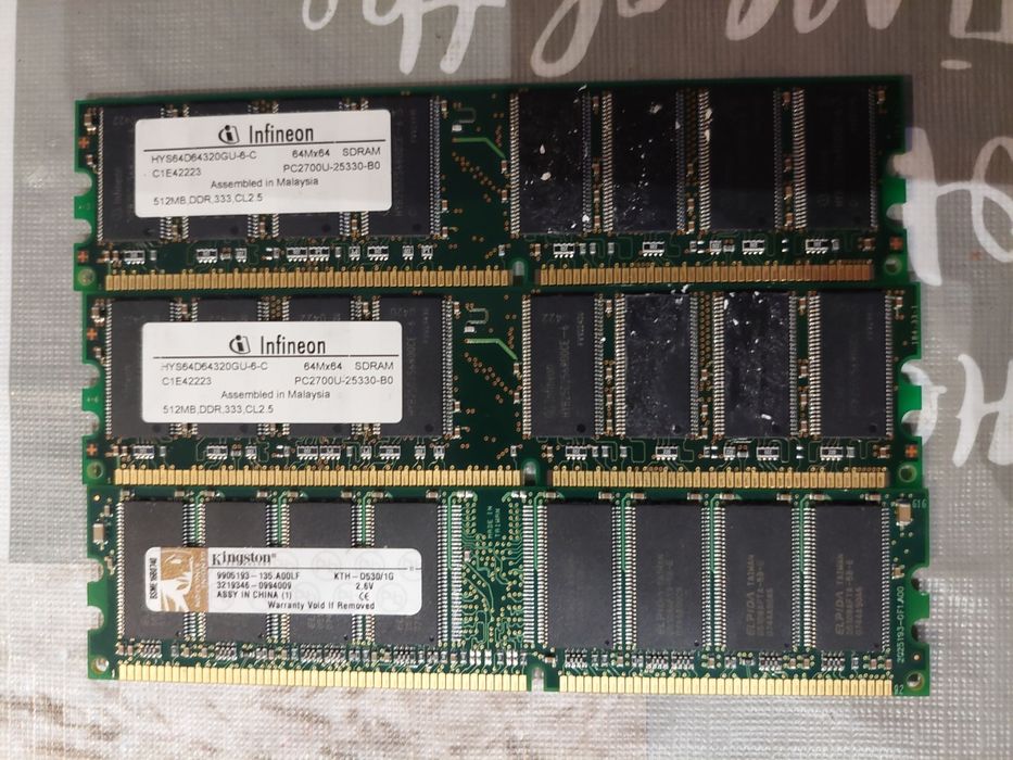 Pamięć kości  RAM DDR