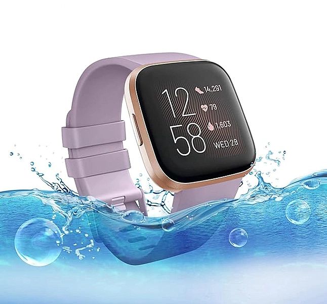 Opaska / Pasek Braders do Fitbit Versa / Versa 2 / Versa Lite fioletow