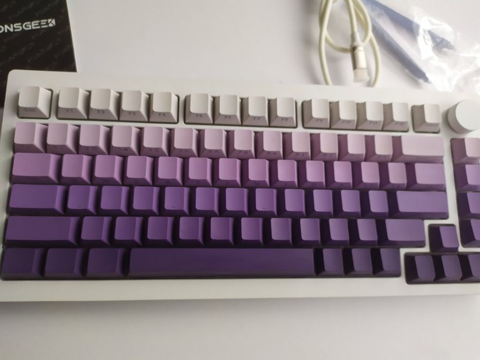 Клавіатура Monsgeek M1W (бездротова) | KTT Kang White | Leobog Gradien