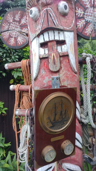 Stary Barometr  Termometr